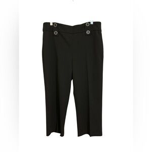 Cato Pull On Cropped Black Pants - Size L